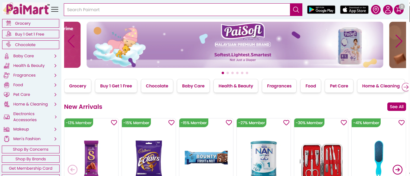 Paimart — Wholesale E‑commerce screenshot